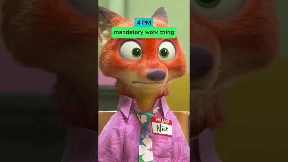 Video for the film Zootopia 2 — Average day for a fox and bunny.