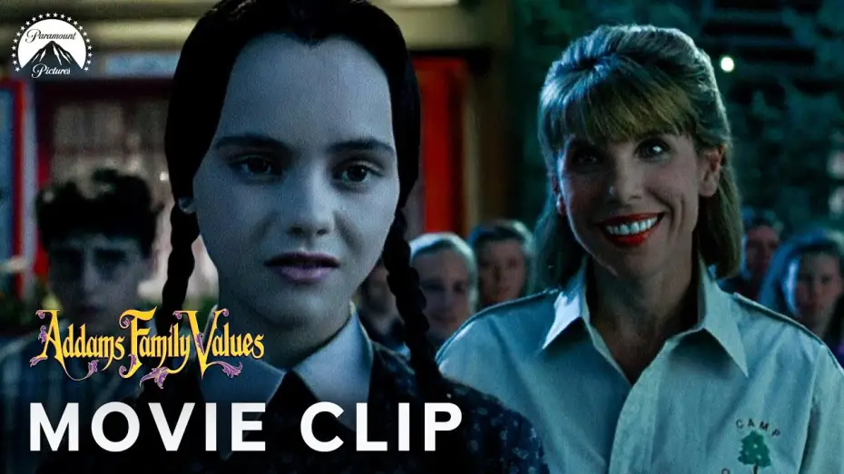 Video for the film Addams Family Values — Wednesday Smiles?!