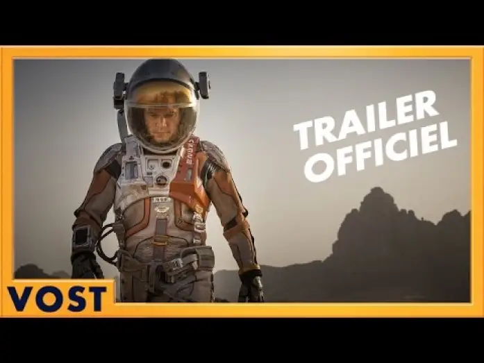 Video for the film The Martian — Bande-annonce VOST