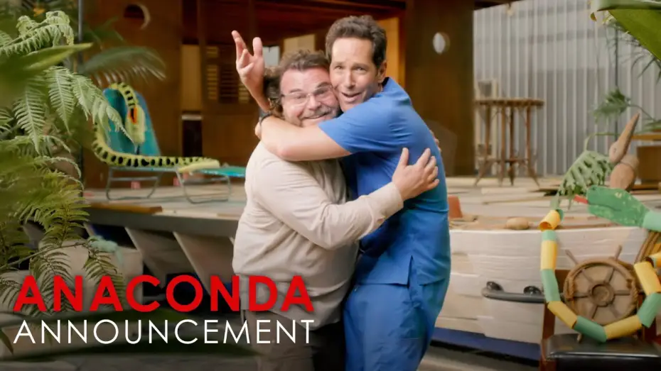 Video for the film Anaconda — Jack Black and Paul Rudd Announcement