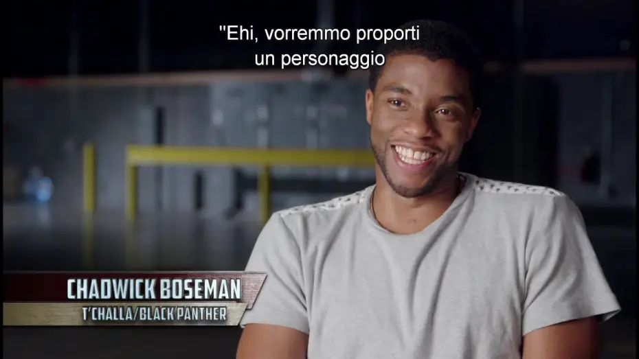 Video for the film Captain America: Civil War — Captain America: Civil War - Chadwick Bosemann è Pantera Nera - Pod dal film | HD