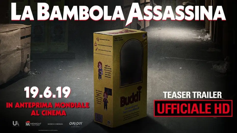 Video for the film Child's Play — La Bambola Assassina - Teaser Trailer Ufficiale Italiano | HD