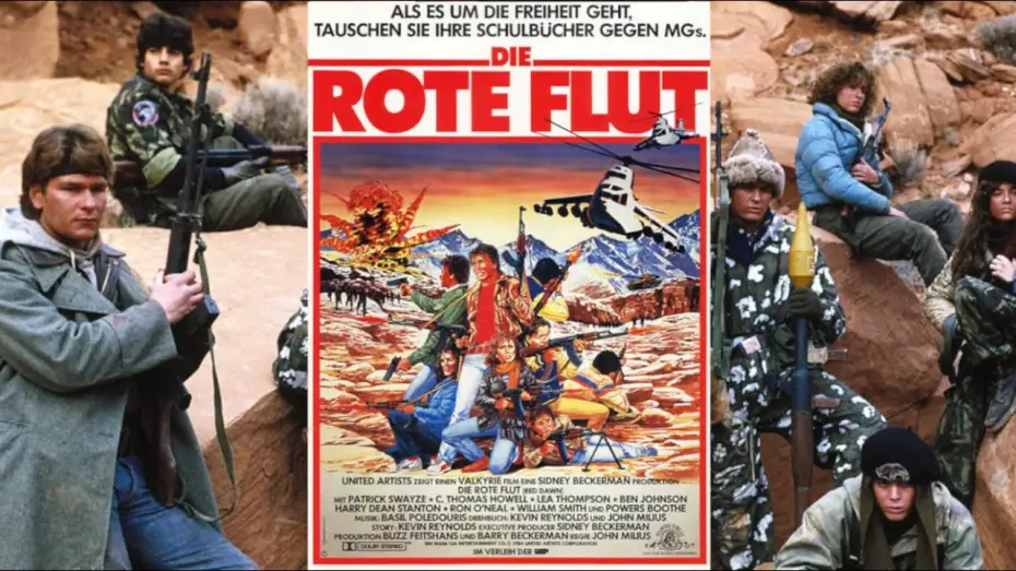 Video for the film Red Dawn — Die Rote Flut (USA 1984 "Red Dawn") Trailer deutsch / german VHS