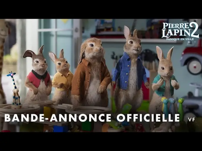 Video for the film Peter Rabbit 2: The Runaway — Pierre Lapin 2 : Panique en ville - Bande Annonce [VF]