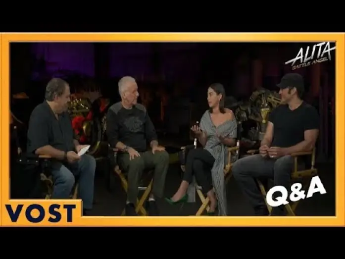 Video for the film Alita: Battle Angel — James Cameron, Robert Rodriguez, Jon Landau et Rosa Salazar Live Q&A