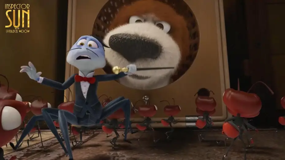 Video for the film Inspector Sun and the Curse of the Black Widow — "Ants are so darn organised"