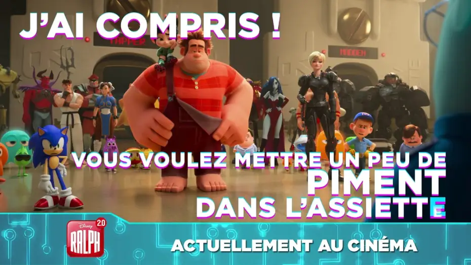Video for the film Ralph Breaks the Internet — Ralph 2.0 - Teaser VF