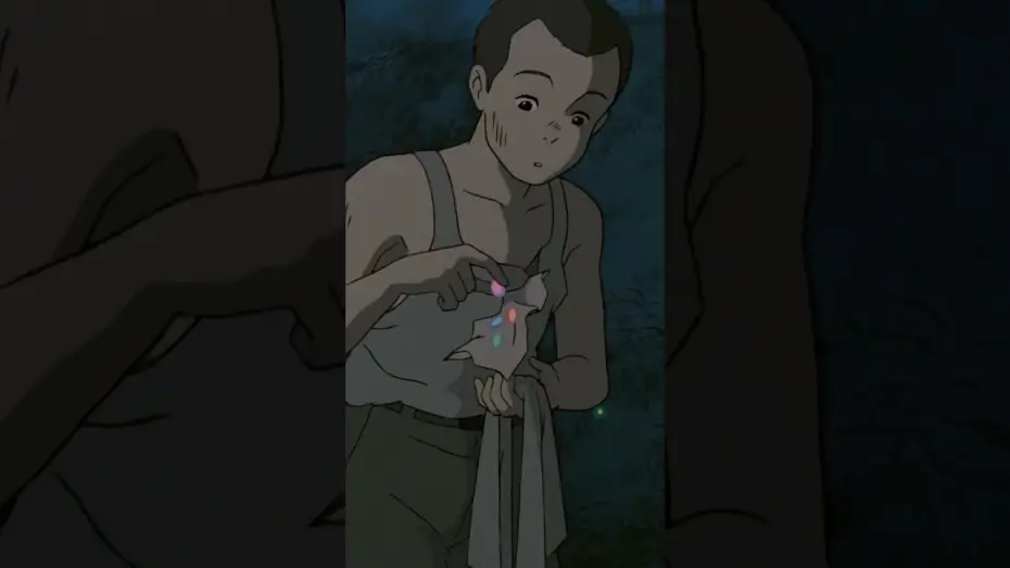 Video for the film Grave of the Fireflies — Setsuko eats fruit drops. [Subtitled]