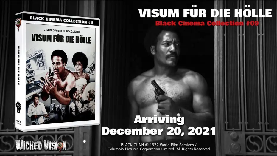 Video for the film Black Gunn — Black Gunn - Visum für die Hölle | Offical HD-Trailer | Black Cinema Collection | Wicked Vision