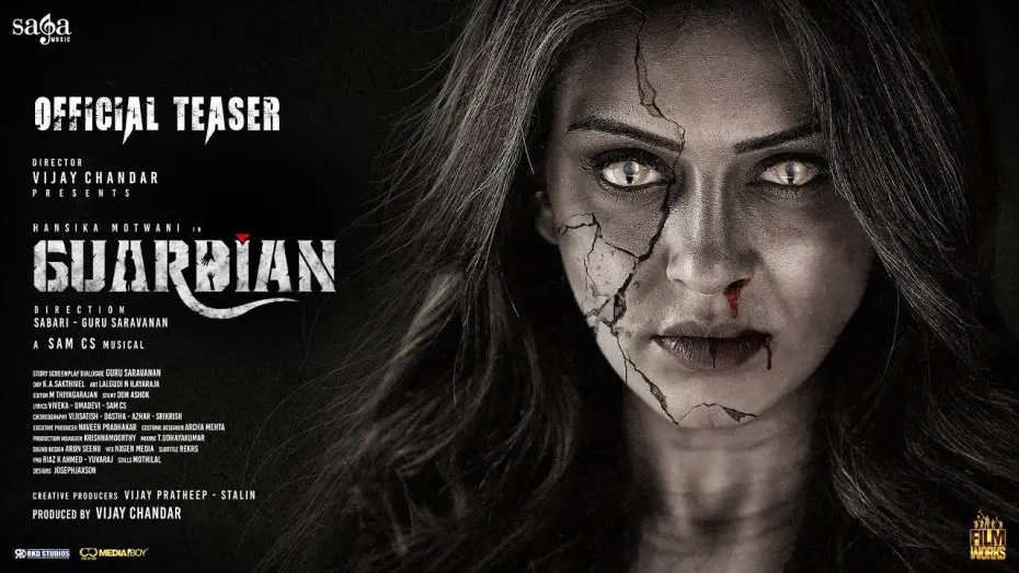Video for the film Guardian — Guardian (Tamil) Teaser | Hansika | Suresh Menon | Sam CS | Gurusaravanan & Sabari | Vijay Chandar
