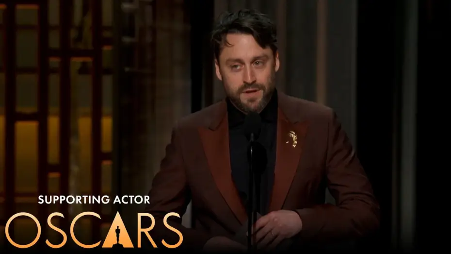 Video for the film BC Project — Kieran Culkin Accepts Oscar for Best Supporting Actor on Sean Penn's Behalf | 98th Oscars (2026)