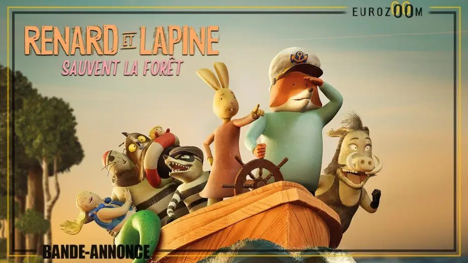 Video for the film Fox and Hare Save the Forest — BANDE ANNONCE - RENARD ET LAPINE SAUVENT LA FORET - LE 23 JUILLET AU CINEMA