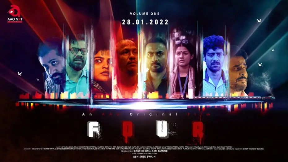 Video for the film FOUR: Vol. 1 — FOUR OFFICIAL TRAILER | SATYA | PRASANJEET | PARTHA | ASHWIN | SWASTIK | RHEA |ABHISHEK | SUBHASHREE