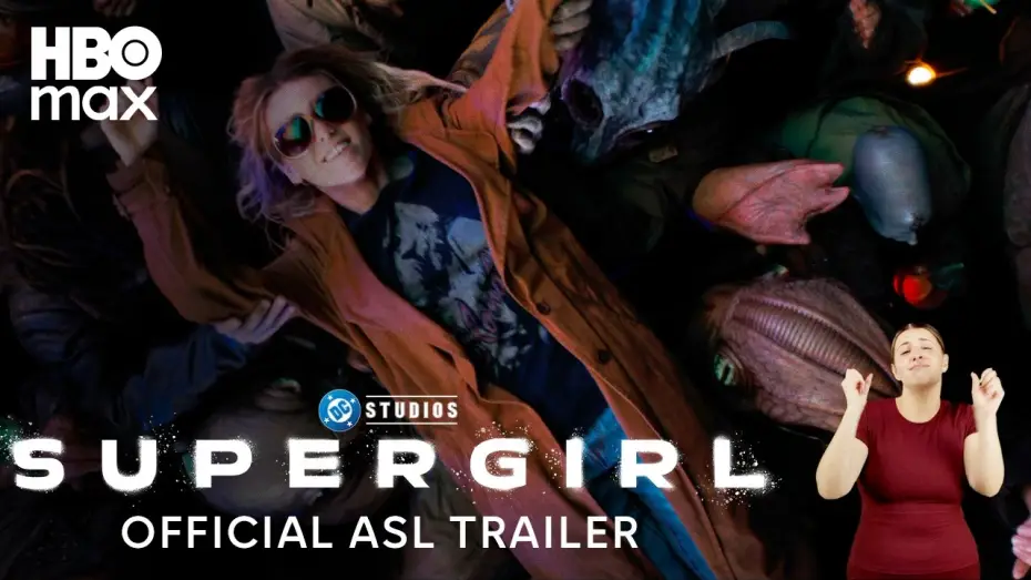 Video for the film Supergirl — Official American Sign Language Trailer