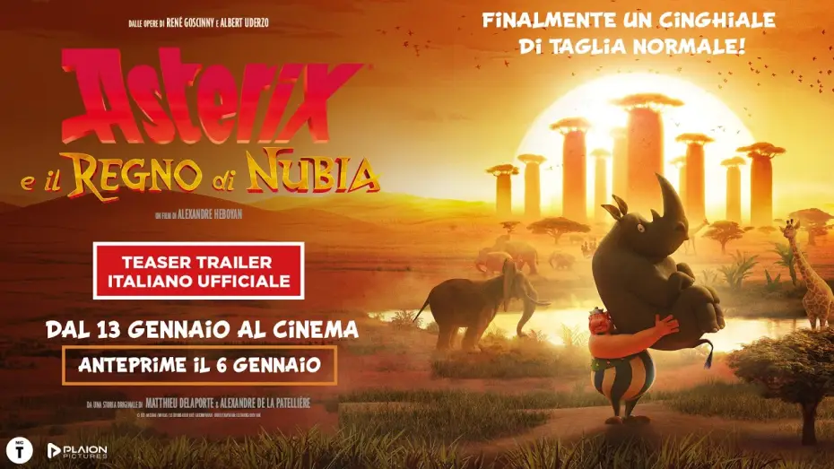 Video for the film Asterix: The Kingdom of Nubia — Asterix e il Regno di Nubia | Teaser Trailer Italiano Ufficiale