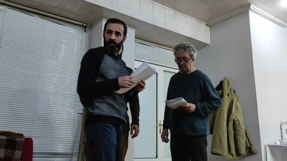 Video for the film The Naked — Çılpaq filminin çəkiliş prosesi.Quruluşçu rejissor Hikmet Rəhimov.Aktyor Rasim Cəfər (2)