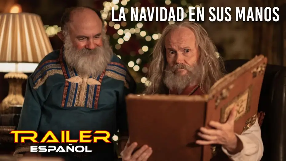 Video for the film The Night My Dad Saved Christmas — La Navidad en sus manos - Tráiler