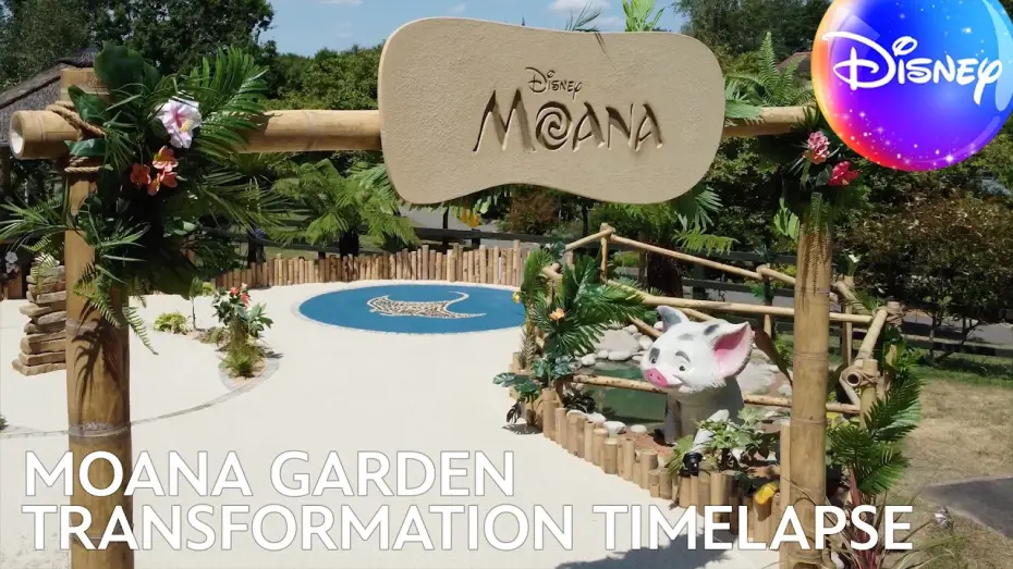 Video for the film Moana — Moana Garden Transformation | Full Timelapse Build