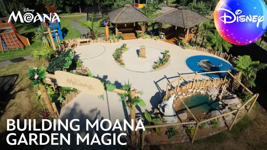 Video for the film Moana — Bringing Moana’s Island Magic to Life | A Magical Garden Transformation