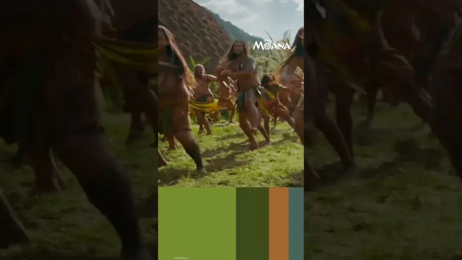 Video for the film Moana — The colours of Moana