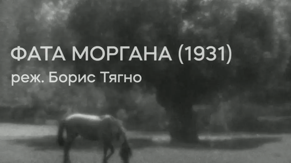 Video for the film Fata Morgana — Фата Моргана (1931), реж. Борис Тягно | Тизер-трейлер