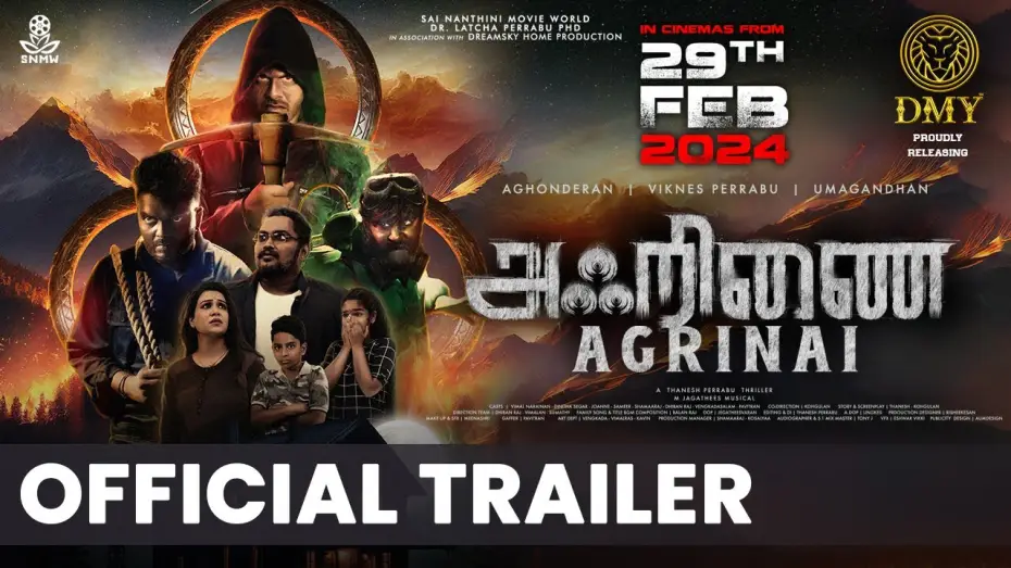 Video for the film Agrinai — AGRINAI - Trailer | Malaysia Tamil Film | Thanesh Perrabu | Viknes Perrabu | DMY Creation | SNMW