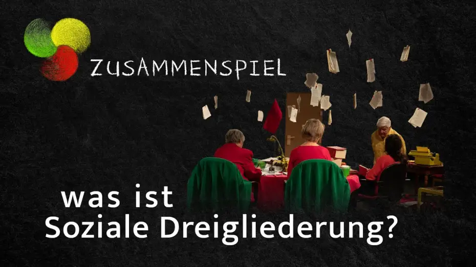 Video for the film Zusammenspiel – Anregungen zu einer Sozialen Dreigliederung des öffentlichen Lebens — ZUSAMMENSPIEL - Anregungen zu einer Sozialen Dreigliederung des öffentlichen Lebens