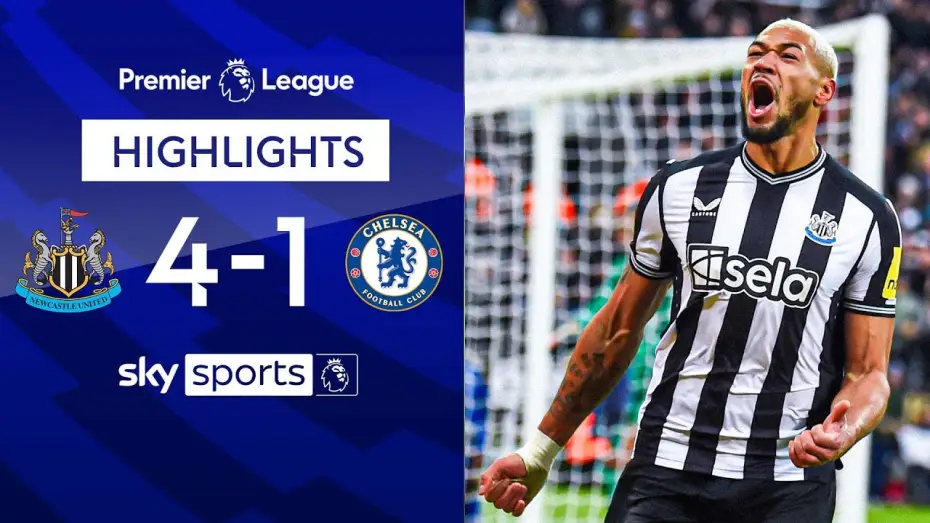 Video for the film Chelsea FC - Season Review 2023/24 — Newcastle 4-1 Chelsea - Premier League