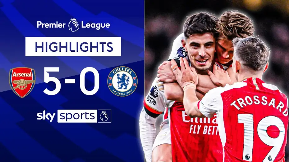 Video for the film Chelsea FC - Season Review 2023/24 — Arsenal 5-0 Chelsea - Premier League