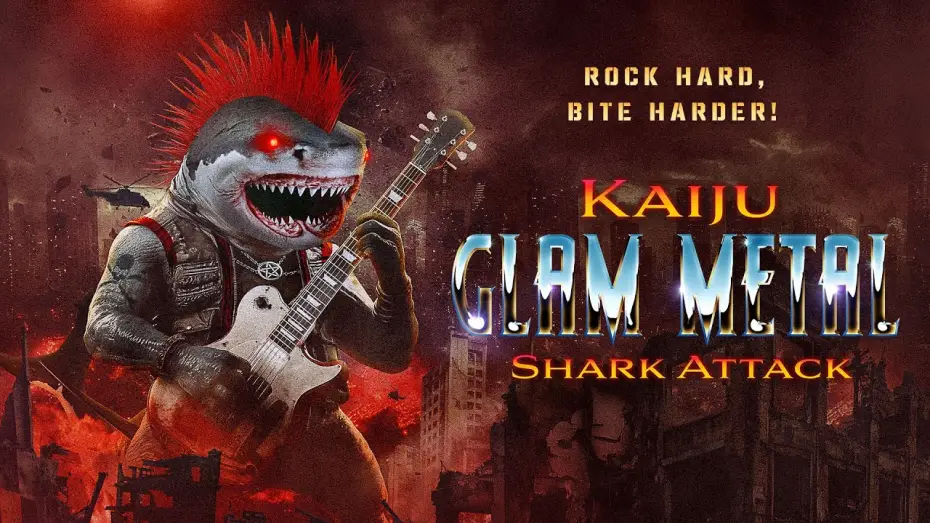 Video for the film Kaiju Glam Metal Shark Attack — Kaiju Glam Metal Shark Attack Movie Trailer SRS Cinema Brett Kelly
