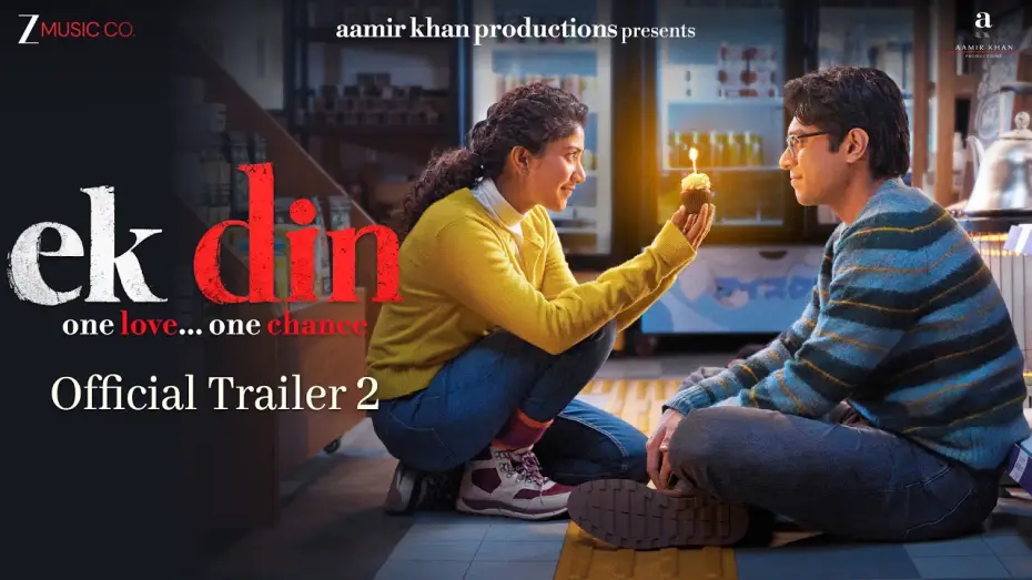 Video for the film Ek Din — Ek Din - Official Trailer 2 | Sai Pallavi | Junaid Khan | Aamir Khan | 1st May 2026