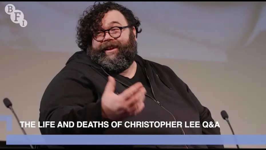 Video for the film The Life and Deaths of Christopher Lee — BFI Q&A
