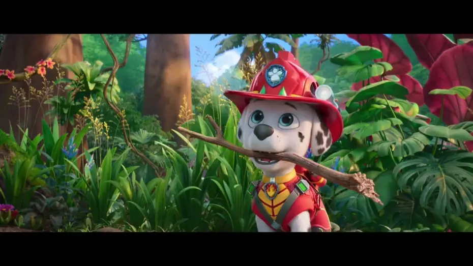 Video for the film PAW Patrol: The Dino Movie — Marshall spotyka Rabarbara