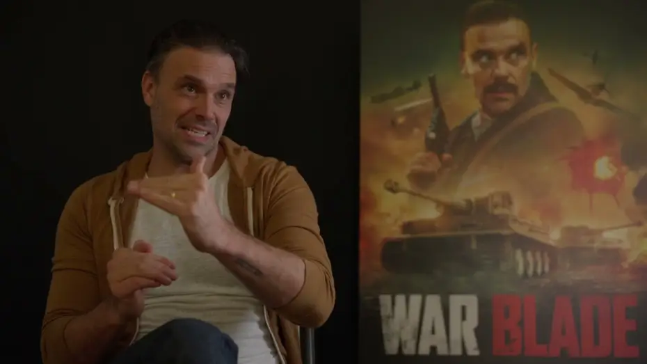 Video for the film War Blade — Behind the scenes interviews - Joseph Millson 'Banks'