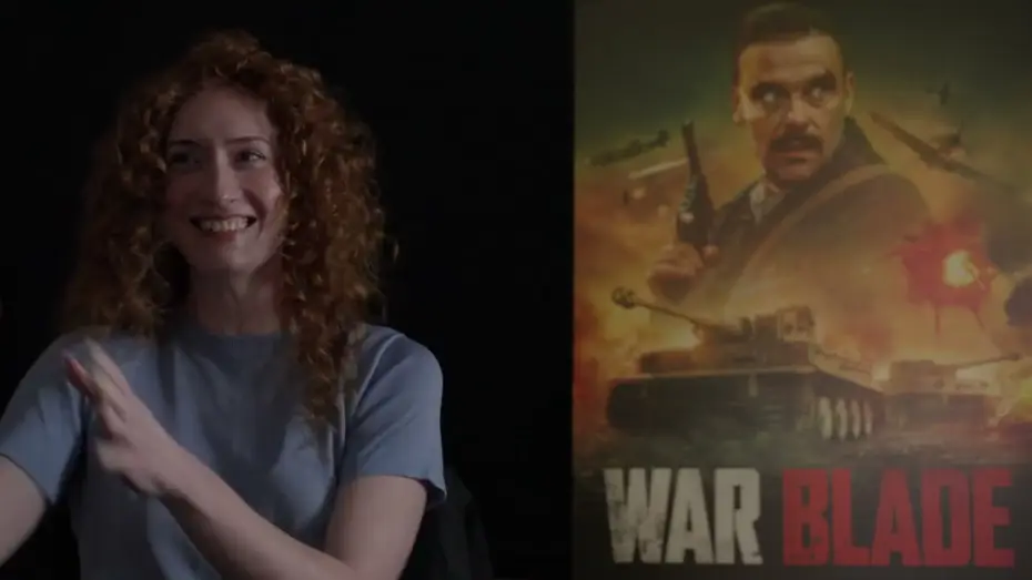 Video for the film War Blade — Behind the scenes interviews - Rebecca Scott 'Ivy'