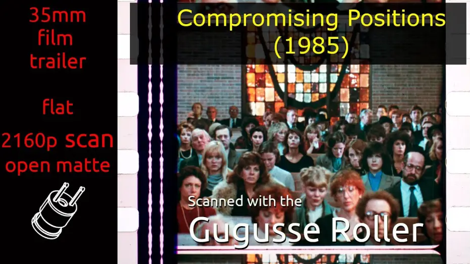 Video for the film Compromising Positions — Compromising Positions (1985) 35mm film trailer, flat open matte, 2160p