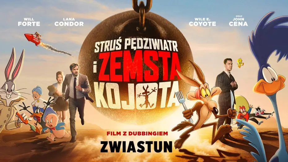 Video for the film Coyote vs. Acme — STRUŚ PĘDZIWIATR I ZEMSTA KOJOTA | Oficjalny zwiastun | W kinach
