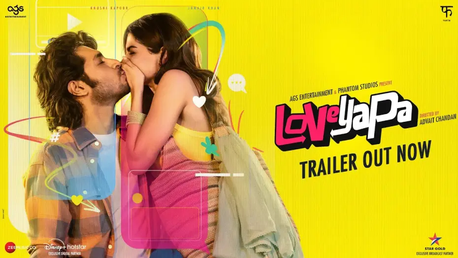 Video for the film Loveyapa — Loveyapa - Official Trailer | Khushi Kapoor | Junaid Khan | 7th Feb