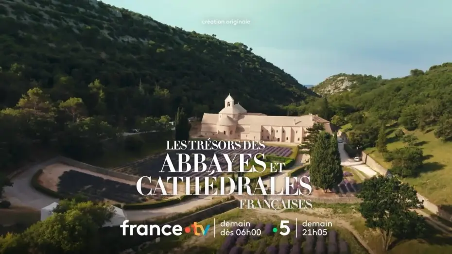 Video for the film Les Trésors des abbayes et des cathédrales françaises — Les trésors des abbyes et cathédrales lundi 30 juin 2025 sur France 5