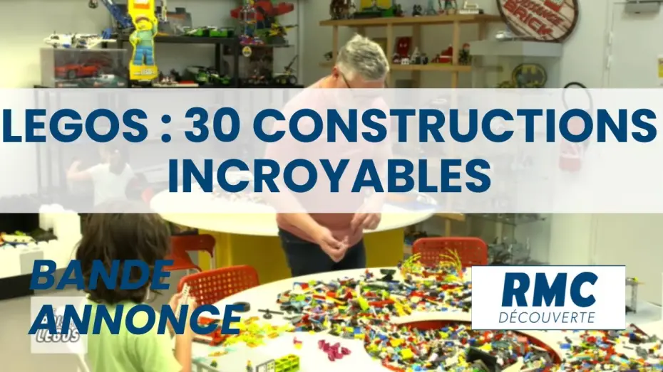 Video for the film Lego : Les 30 constructions les plus incroyables — bande annonce Legos : 30 constructions les plus incroyables sur RMC Découverte
