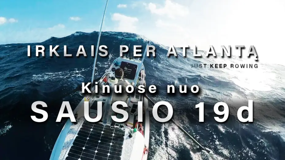 Video for the film Row Atlantic — Irklais per Atlantą - Official Movie Trailer (4K)