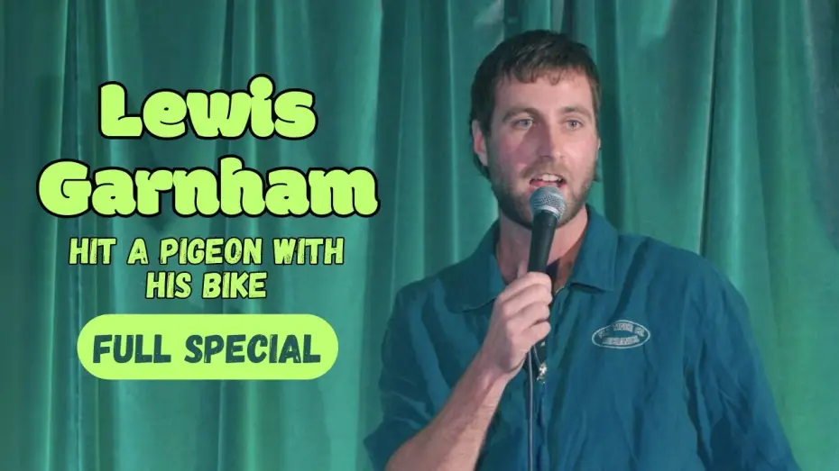 Video for the film Lewis Garnham: Hit A Pigeon With His Bike — Lewis Garnham Hit A Pigeon With His Bike | Full Comedy Special