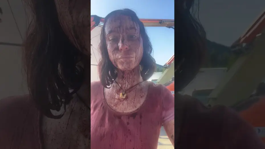 Video for the film Teenage Sex and Death at Camp Miasma — Hannah Einbinder, behind the scenes of Teenage Sex and Death at Camp Miasma.