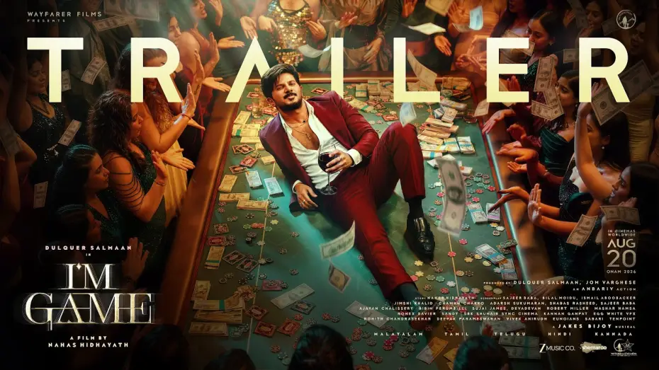 Video for the film I'm Game — I'M GAME TRAILER (Malayalam) | Dulquer Salmaan  | Nahas Hidhayath | Wayfarer Films
