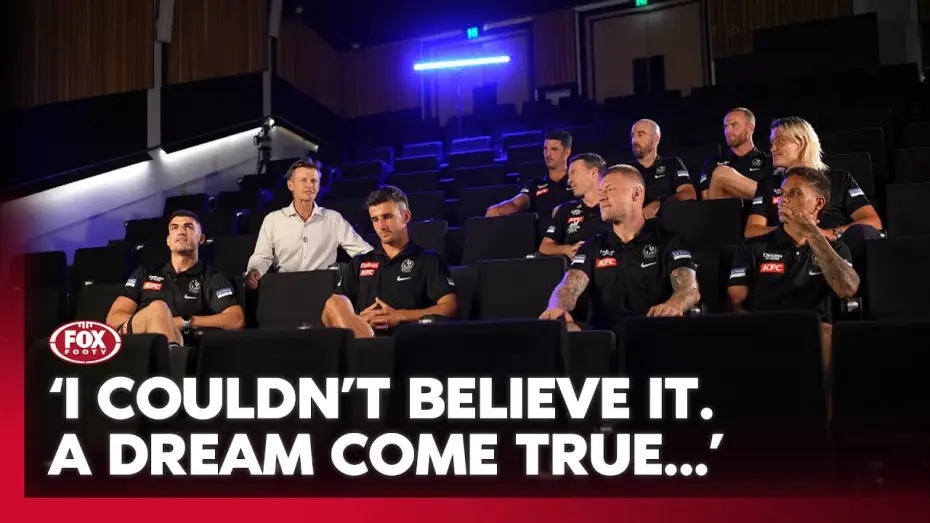 Video for the film Collingwood Recall — Magpies stars re-live the closing scenes of their epic Grand Final victory | Fox Footy