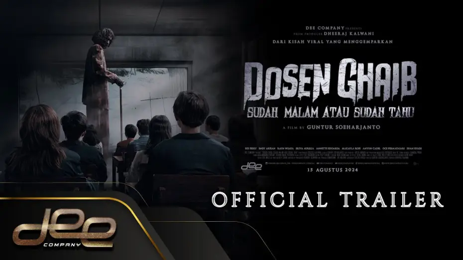 Video for the film Dosen Ghaib: It's Nighttime or You Already Know — DOSEN GHAIB: SUDAH MALAM ATAU SUDAH TAHU - OFFICIAL TRAILER | 15 AGUSTUS 2024