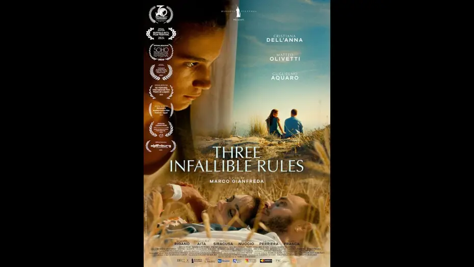 Video for the film Three Infallible Rules — Tre regole infallibili - Rome Independent Film Festival - RIFF Awards - Nuovo Cinema Aquila