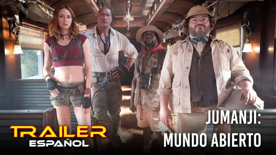 Video for the film Jumanji 3 — Jumanji: Mundo abierto - Tráiler español