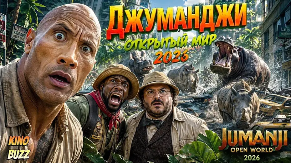 Video for the film Jumanji 3 — ДЖУМАНДЖИ: ОТКРЫТЫЙ МИР (2026)