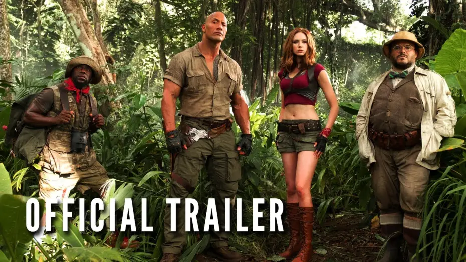 Video for the film Jumanji 3 — JUMANJI: WELCOME TO THE JUNGLE - Official Trailer (HD)